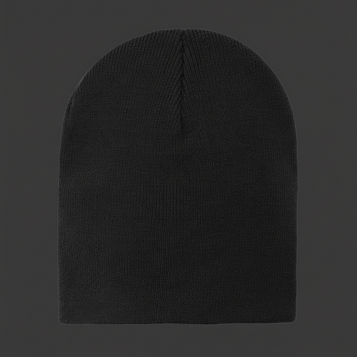 Skull Cap Negro - Fondo Gris